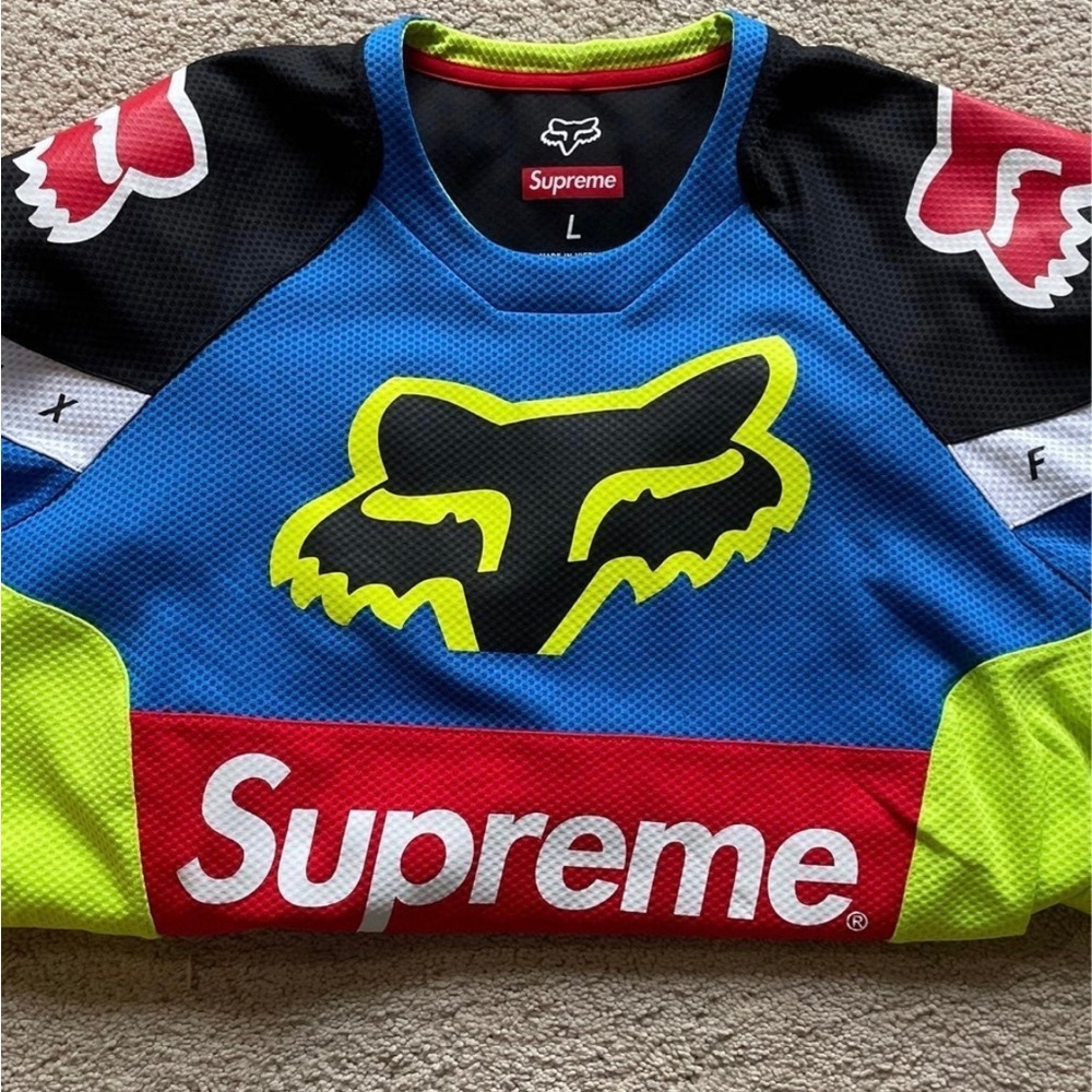 Supreme x Fox Racing moto jersey